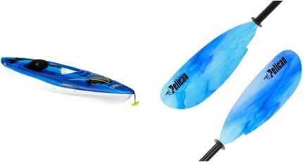 Pelican - Argo 100X - Sit-in Kayak - Lightweight one Person Kayak - 10 ft